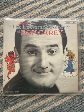 3/$25 The Irreverent Comedy of Ron Carey Vintage LP - 1967